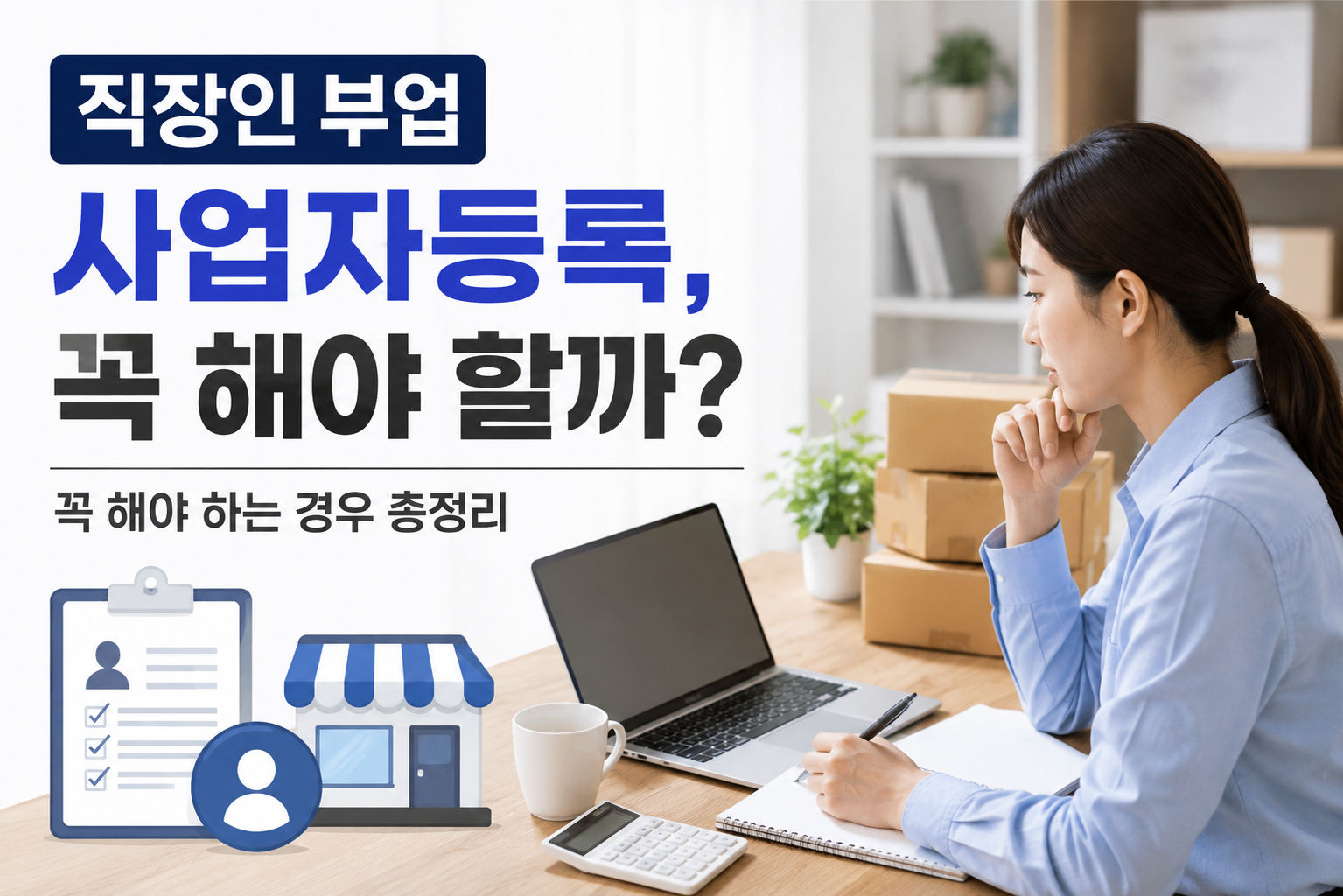 직장인 부업 사업자등록, 꼭 해야 하는 경우 총정리