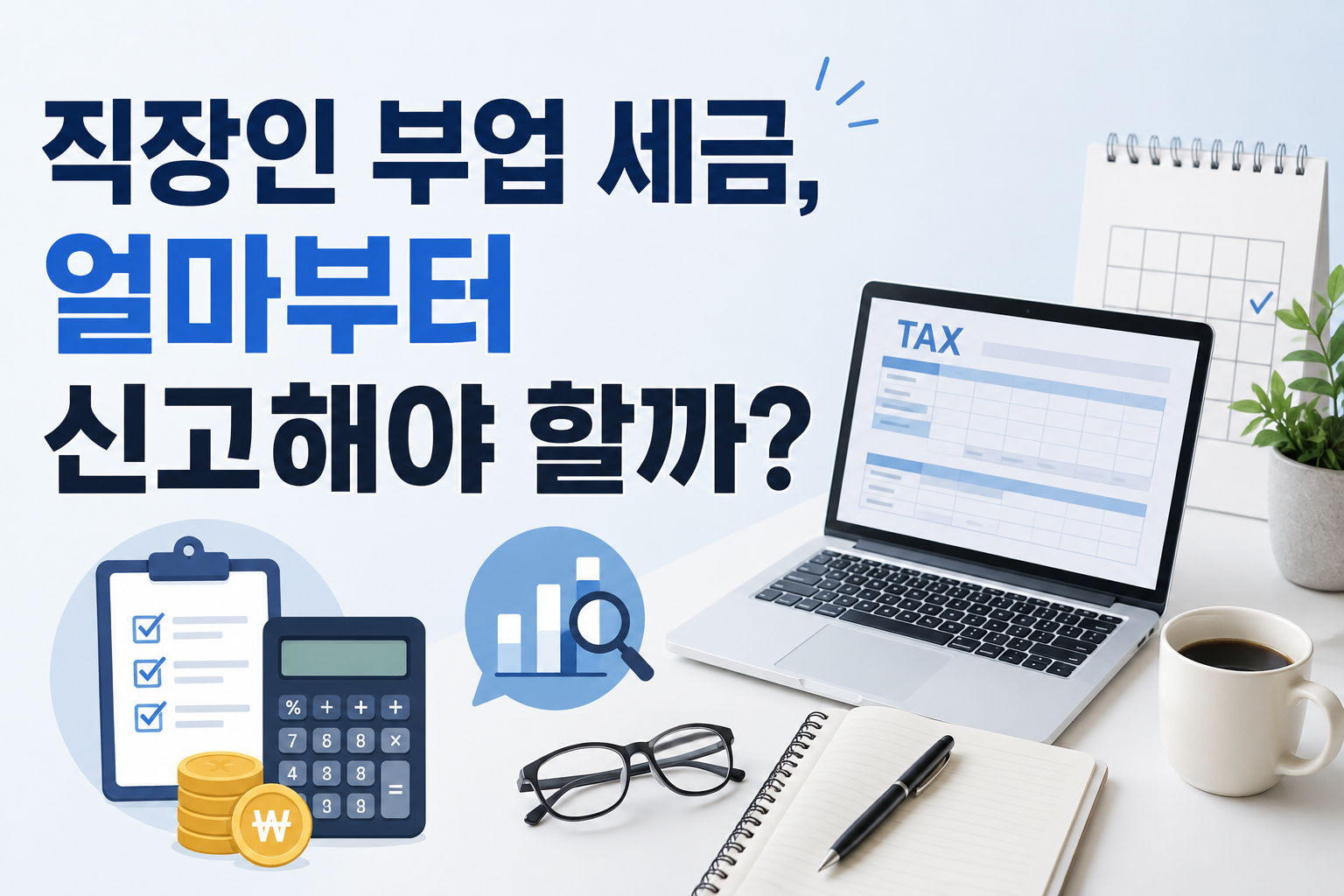 직장인 부업 세금, 얼마부터 신고해야 할까?